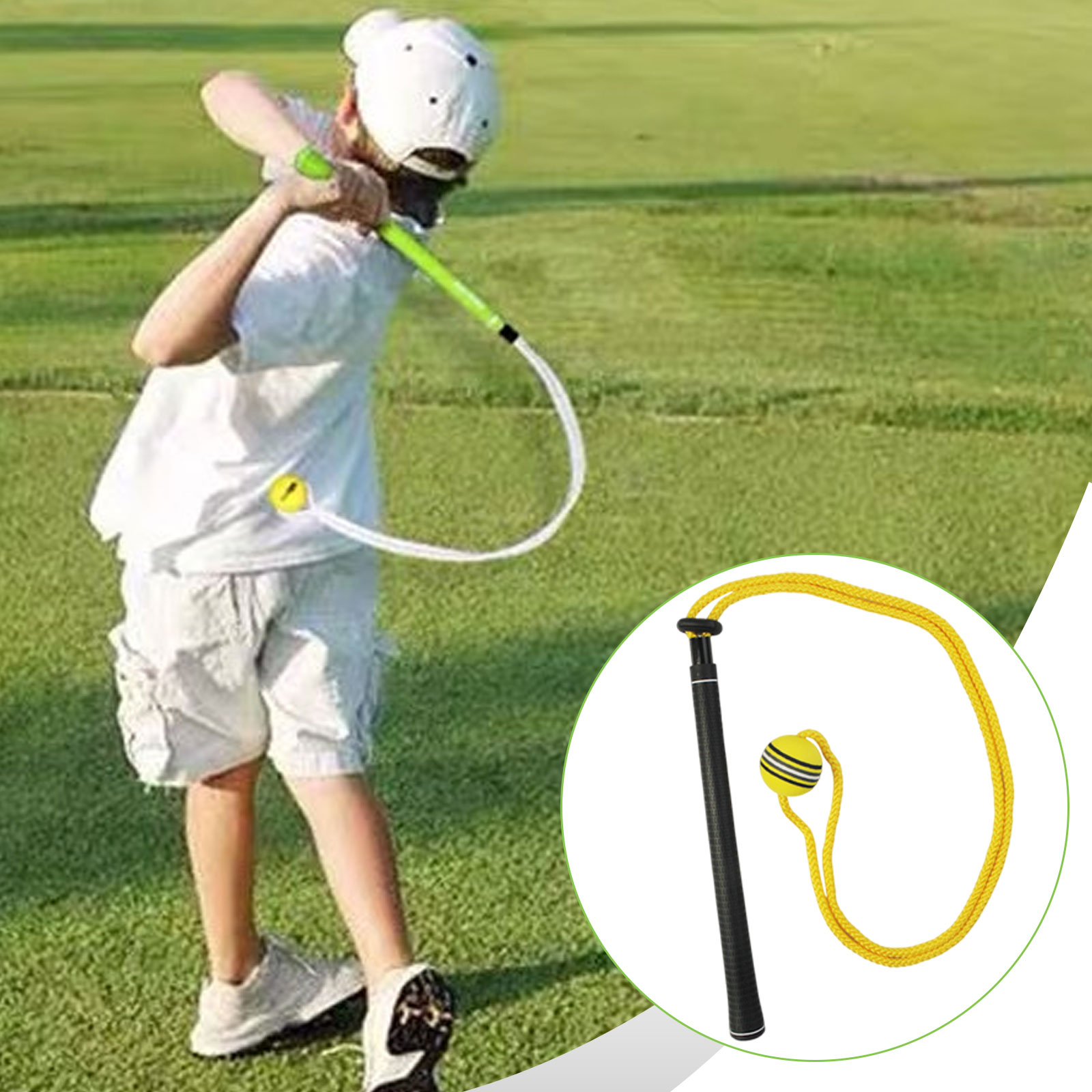 Golf Swing Trainer Elastic Rop - Golf Equipment For Beginners review and price