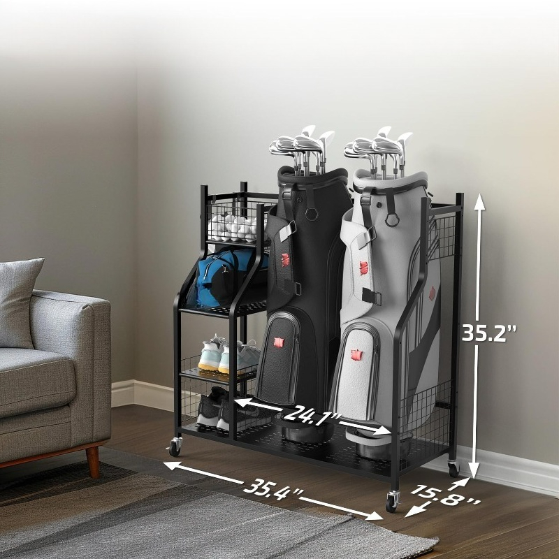 Golf Bag Storage Rack, Club Di - Golf Equipment Manufacturers review and price