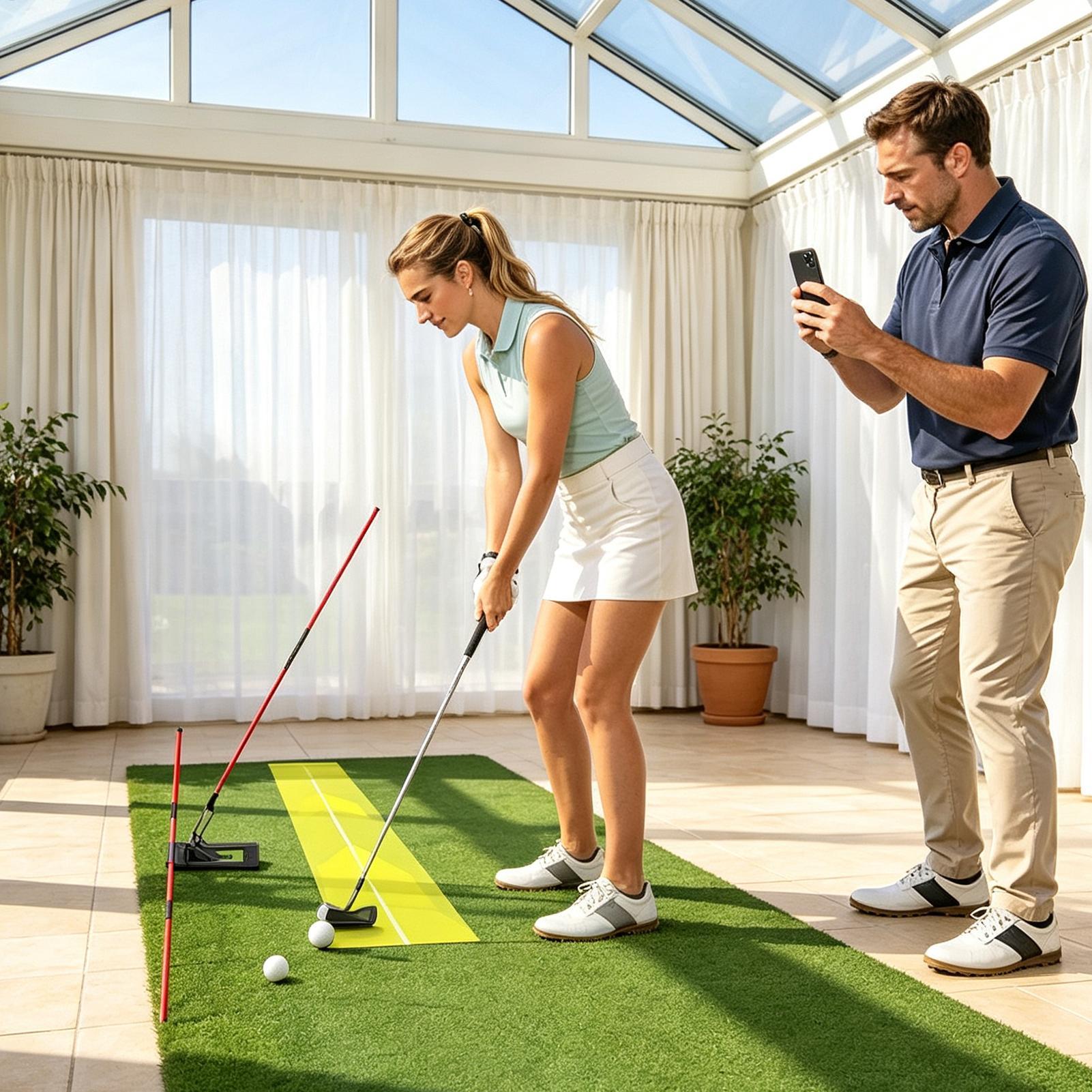Golf Path Trainer Adjustable A - Golf Equipment For Beginners review and price