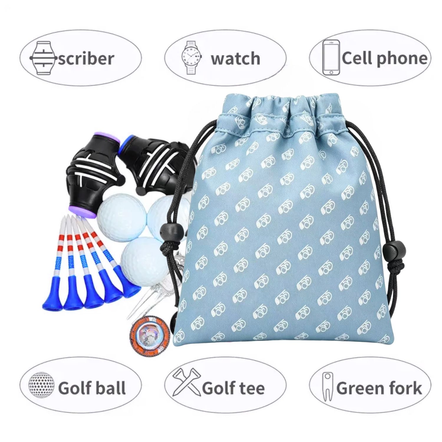 A Minimalist Blue Golf Valuabl - Golf Equipment Bag review and price
